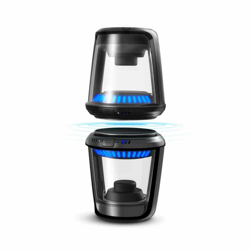 Thunder Duo TWS Wireless Bluetooth Speaker Black - Image 4